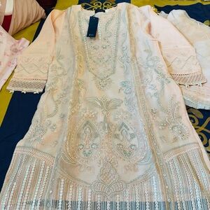 Women peach salwar kameej dress 2 PCs suit